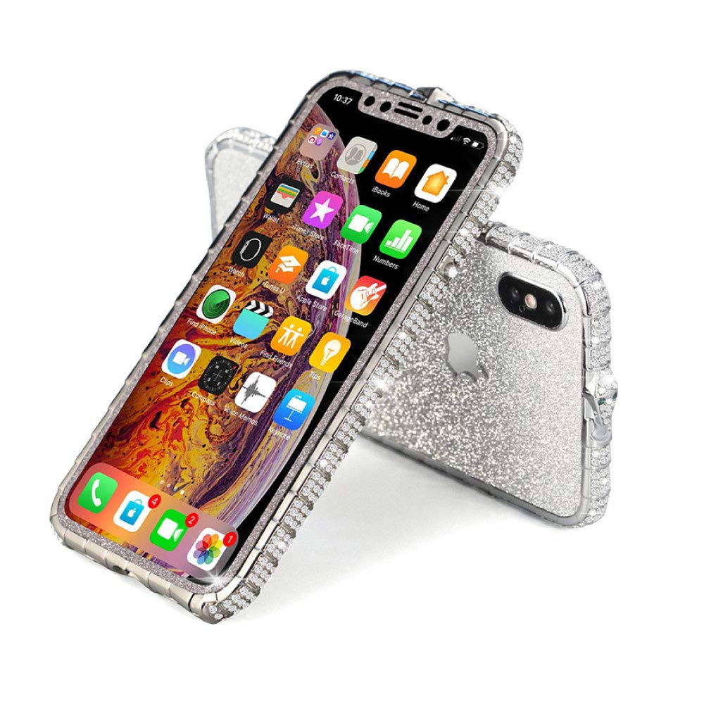 Amazon.co.jp: iPhoneケース キラキラ ラインストーン アイフォン